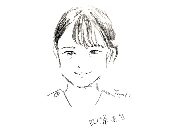 似顔絵:四條かおり(しじょう かおり)先生